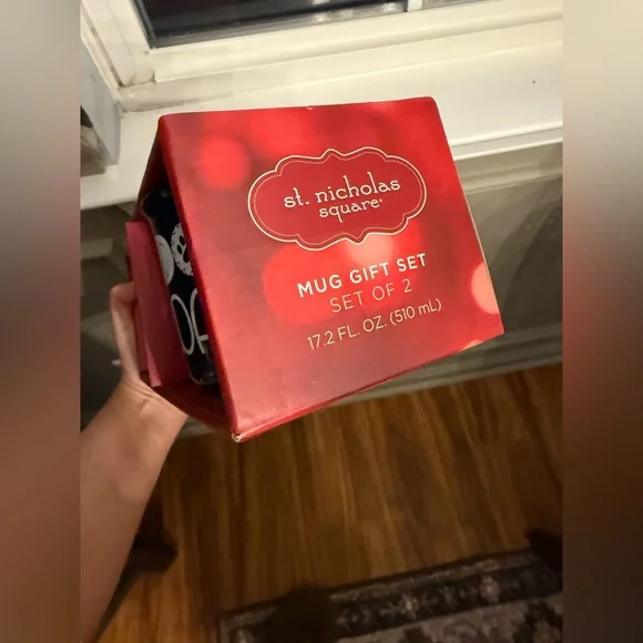 Dog Mom and Dad Mug Set - Peach and Navy - Picture 2 of 3